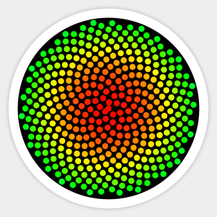 Phyllotaxis-004 Sticker